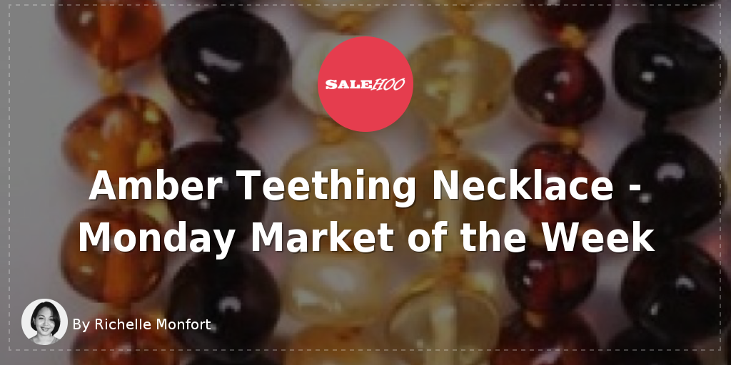 target amber teething necklace